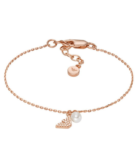 Emporio Armani EG3504221 Rose Gold Plated Silver Bracelet