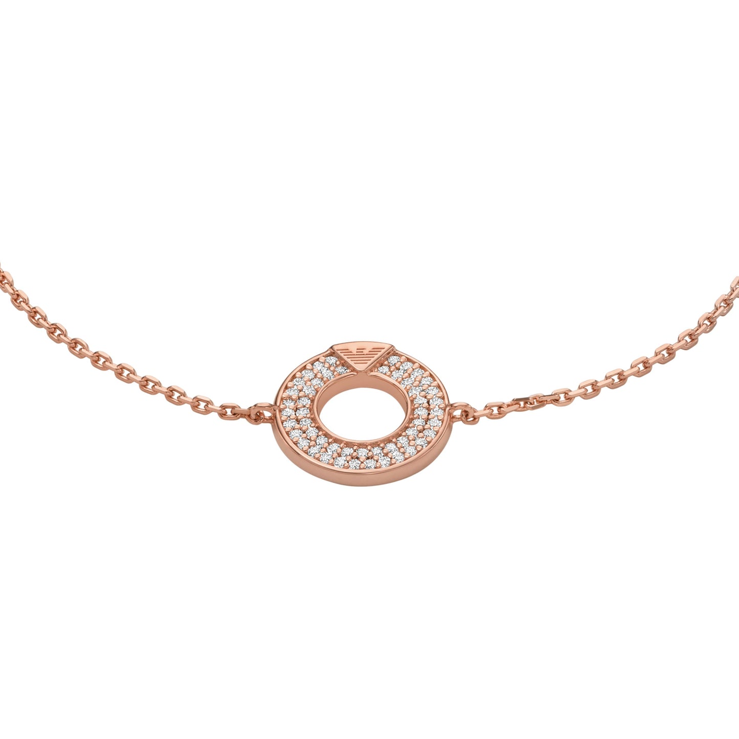 Emporio Armani EG3504221 Rose Gold Plated Silver Bracelet