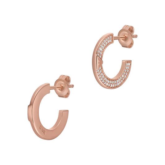 Emporio Armani EG3545221 Earrings In Rose Gold Plated Silver