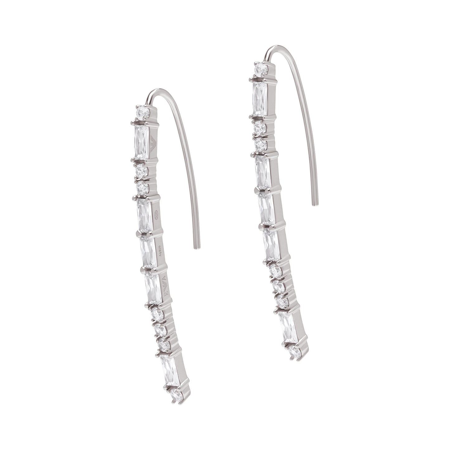 Emporio Armani EG3549040 Earrings In Platinum Plated Silver