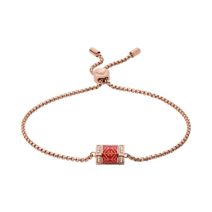 Emporio Armani EGS2951221 Rose Gold Plated Steel Bracelet
