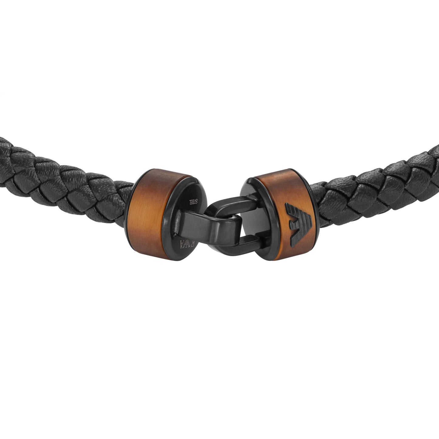 Emporio Armani EGS2212040 Black Leather Bracelet