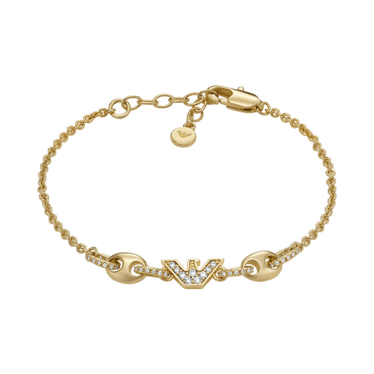 Emporio Armani EGS2951221 Rose Gold Plated Steel Bracelet