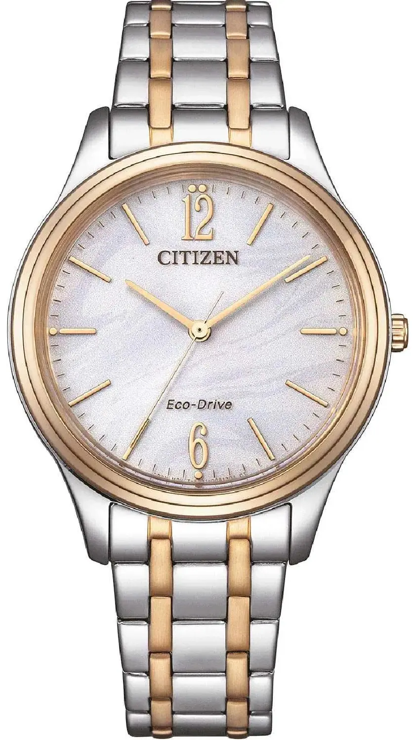 Citizen EM0416-78A Eco-Drive Two Tone Stainless Steel Bracelet