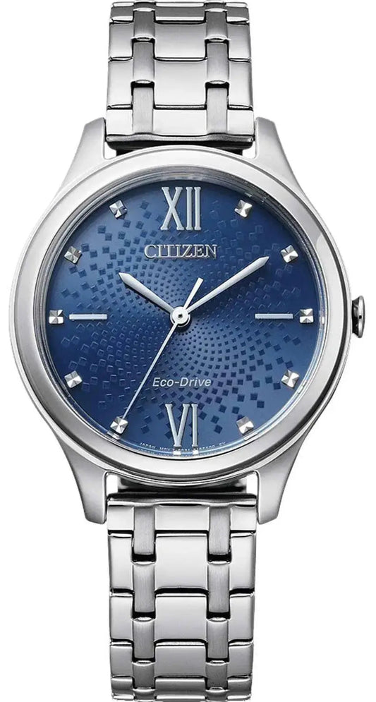 Citizen EM0500-73L Eco-Drive Silver Stainless Steel Bracelet