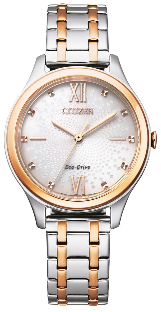Citizen EM0506-77A Eco-Drive Two Tone Stainless Steel Bracelet