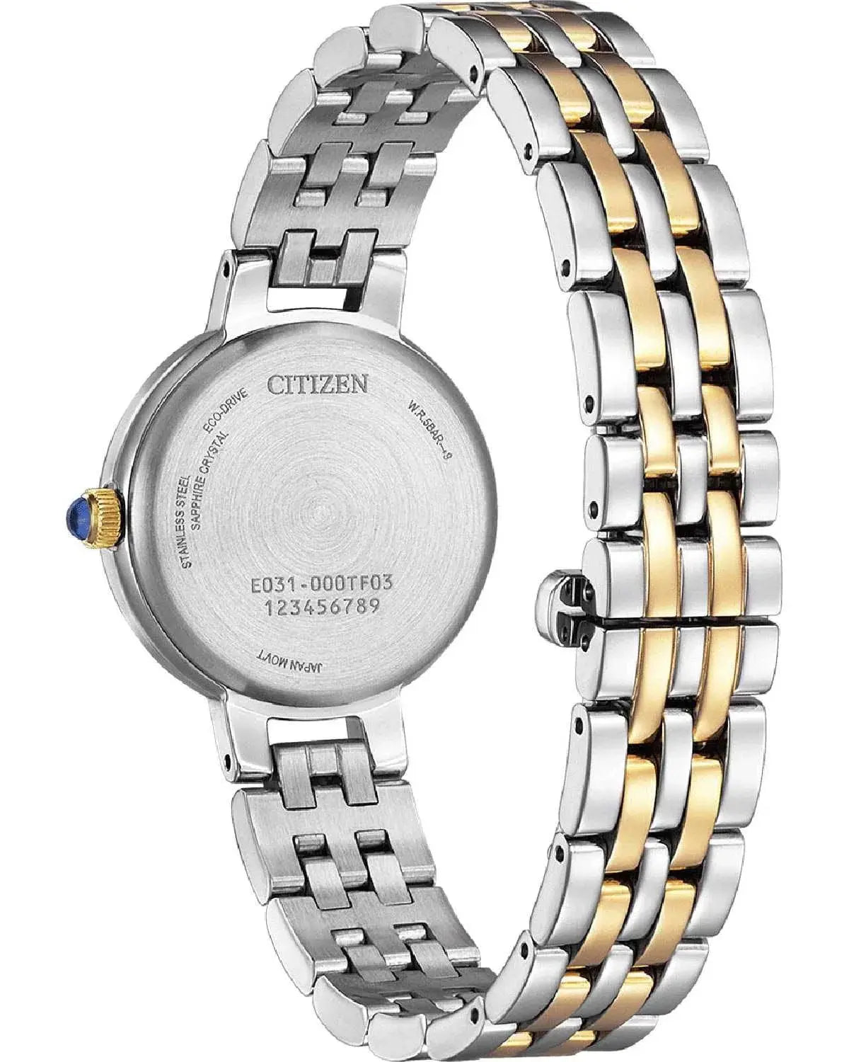 Citizen EM0996-84Y Eco-Drive Two Tone Stainless Steel Bracelet