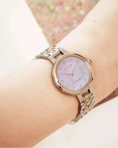 Citizen EM0996-84Y Eco-Drive Two Tone Stainless Steel Bracelet