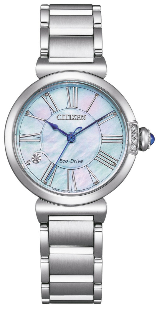 Citizen EM1060-87N Eco-Drive Silver Stainless Steel Bracelet