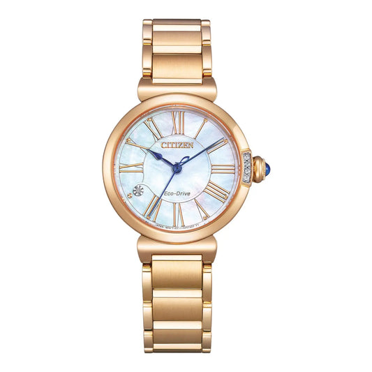 Citizen EM1063-89D Eco-Drive Gold Stainless Steel Bracelet