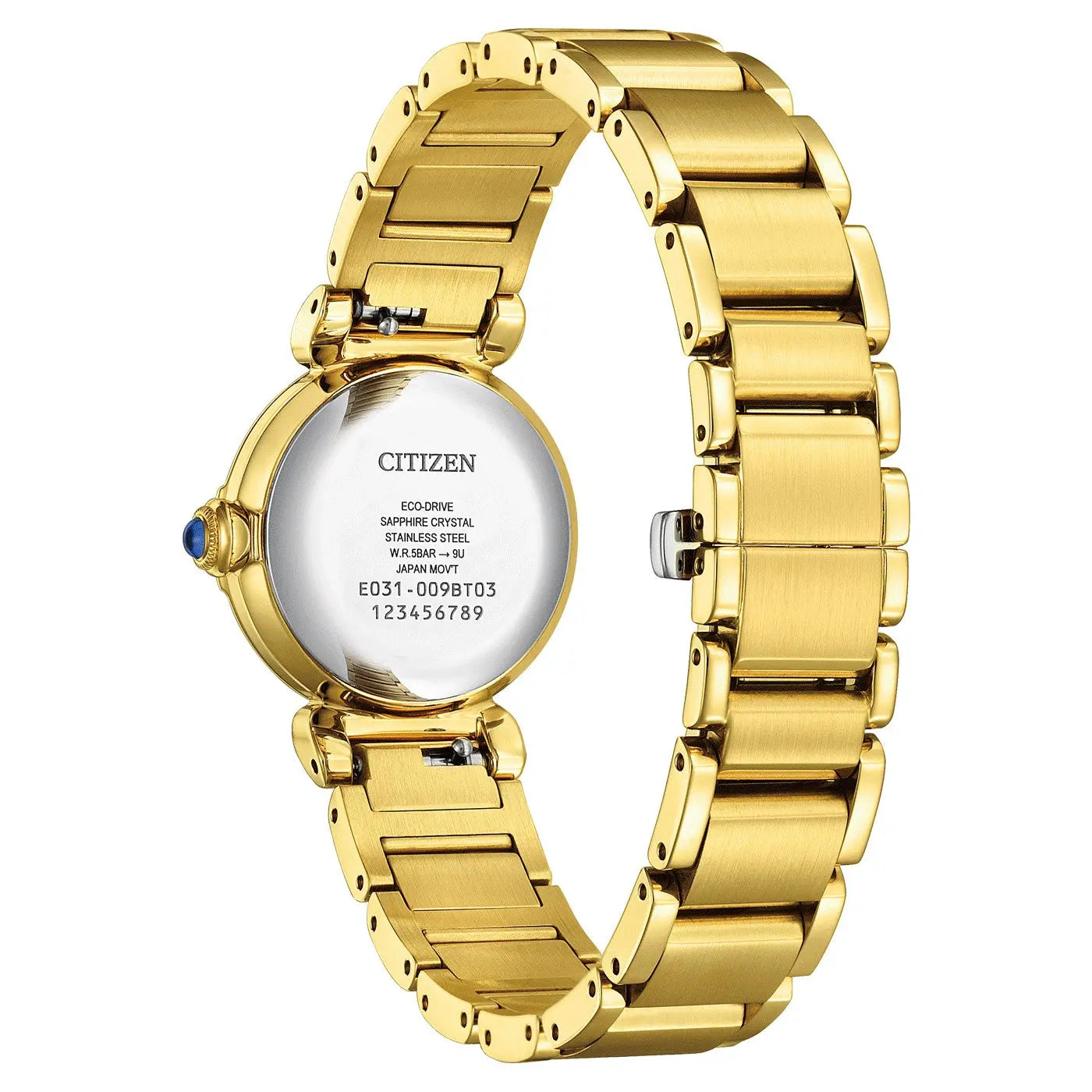 Citizen EM1132-88H Eco-Drive Gold Stainless Steel Bracelet