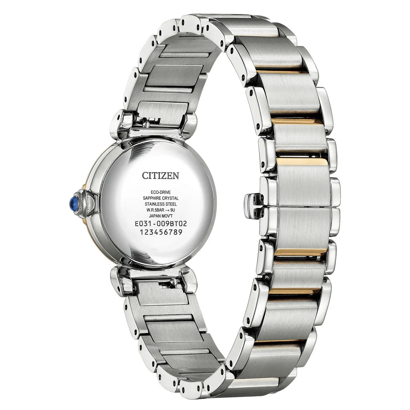 Citizen EM1136-87D Eco-Drive Two Tone Stainless Steel Bracelet