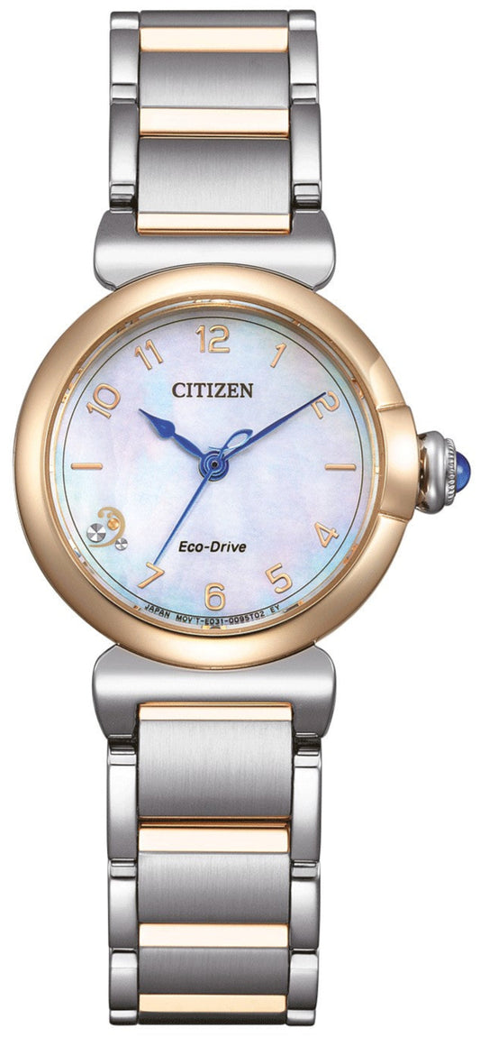 Citizen EM1136-87D Eco-Drive Two Tone Stainless Steel Bracelet