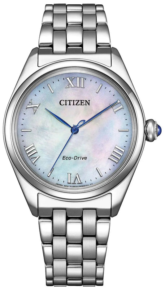 Citizen EM1140-80D Eco-Drive Silver Stainless Steel Bracelet