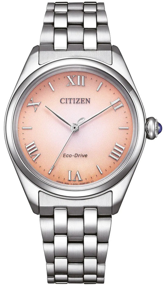 Citizen EM1140-80X Eco-Drive Silver Stainless Steel Bracelet