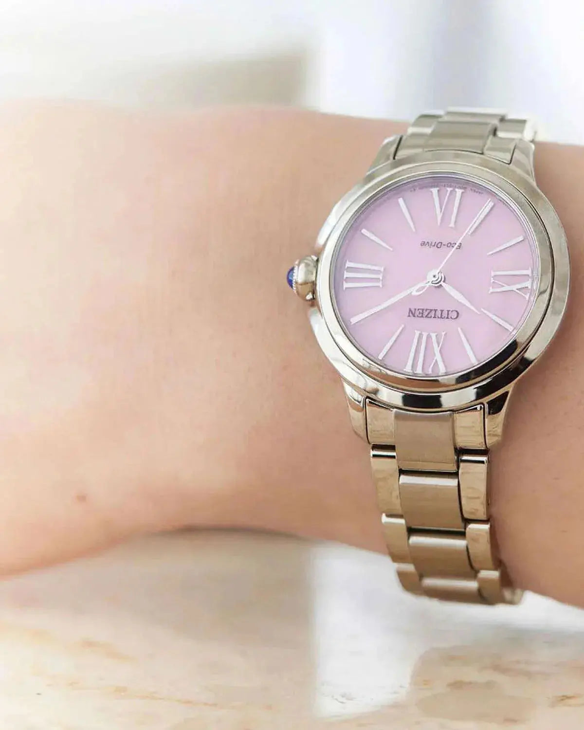 Citizen EM1160-58X Eco-Drive Silver Stainless Steel Bracelet