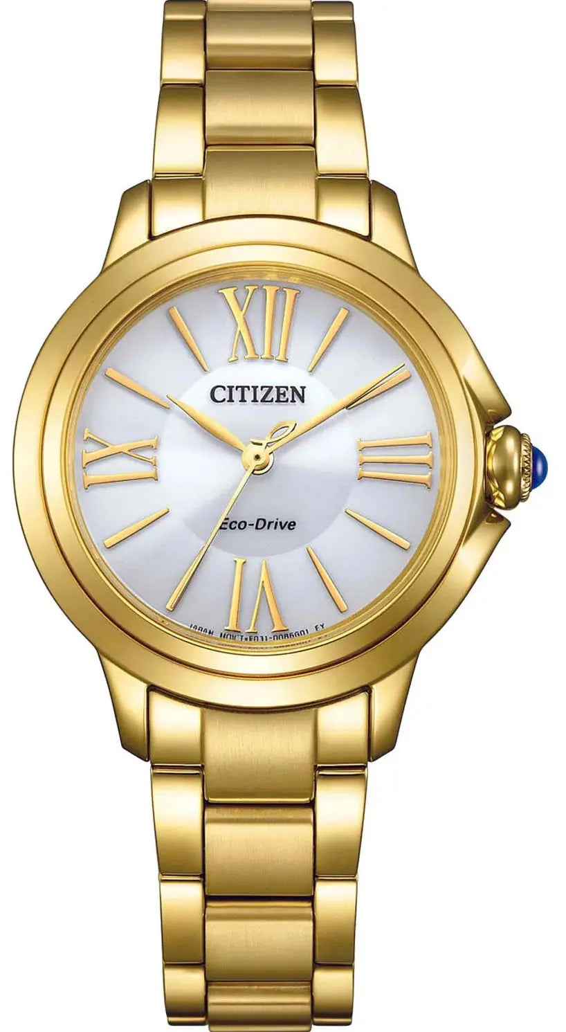 Citizen EM1160-58X Eco-Drive Gold Stainless Steel Bracelet