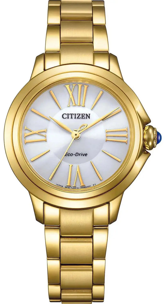 Citizen EM1160-58X Eco-Drive Gold Stainless Steel Bracelet