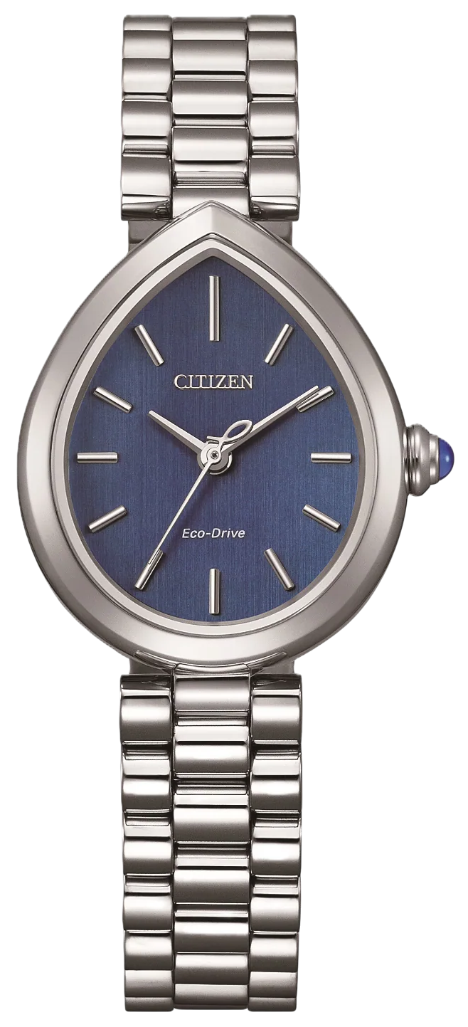 Citizen EM1201-52L Eco-Drive Silver Stainless Steel Bracelet