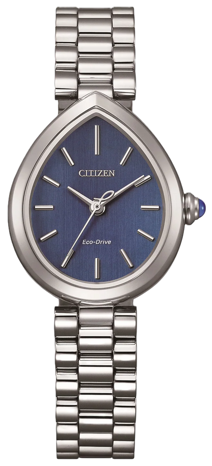 Citizen EM1201-52L Eco-Drive Silver Stainless Steel Bracelet