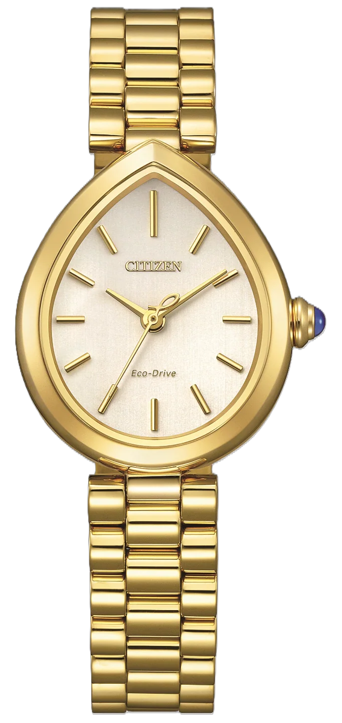 Citizen EM1208-53A Eco-Drive Gold Stainless Steel Bracelet