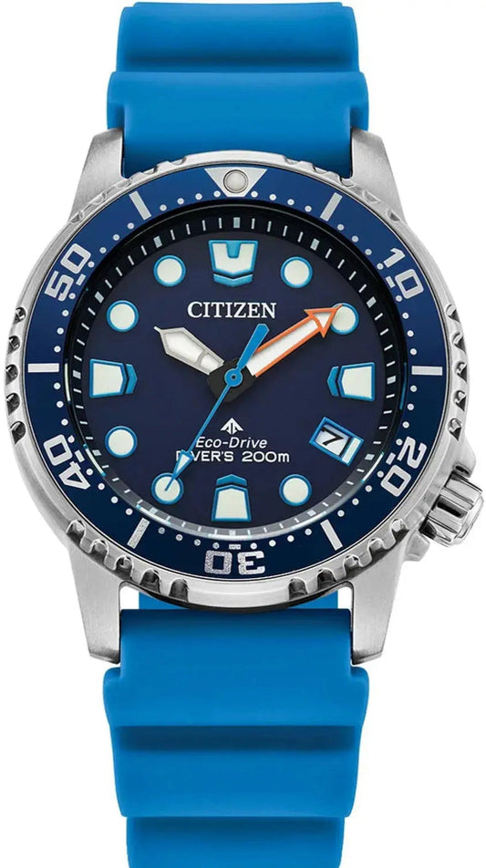 Citizen EO2028-06L Promaster Eco-Drive Divers Light Blue Rubber Strap