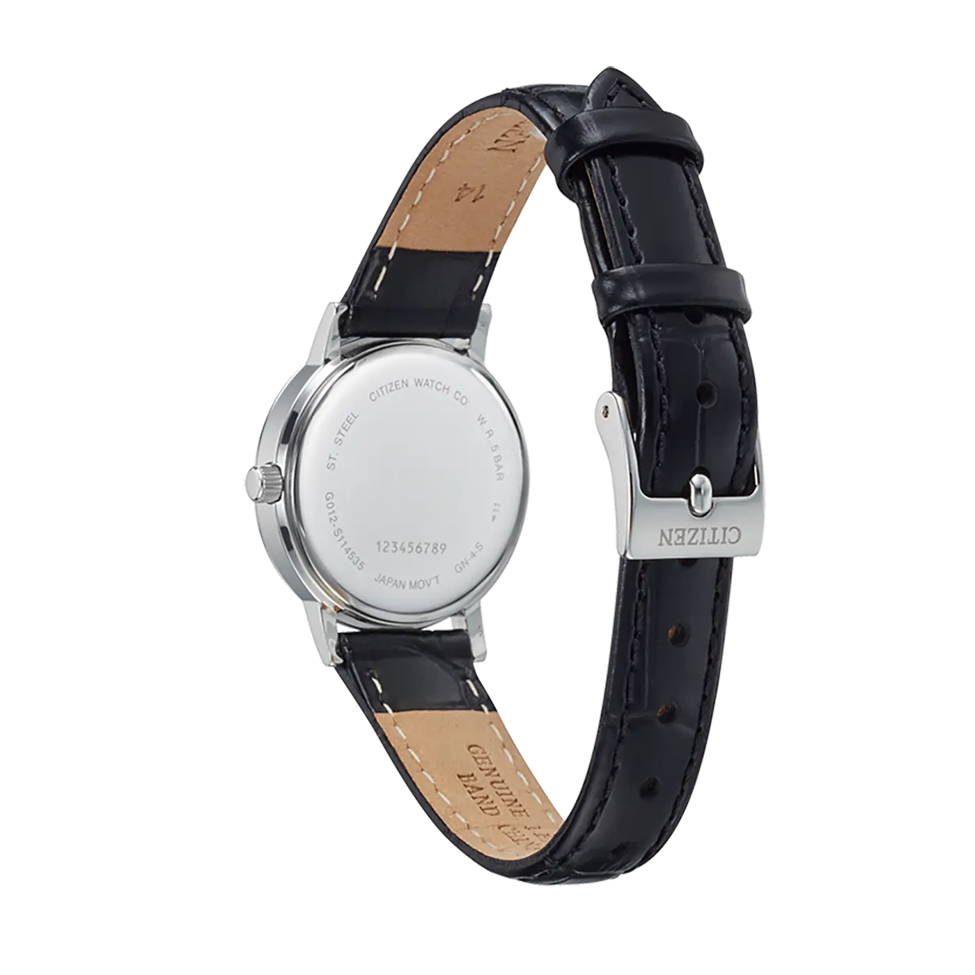 Citizen EU6090-03A Black Leather Strap