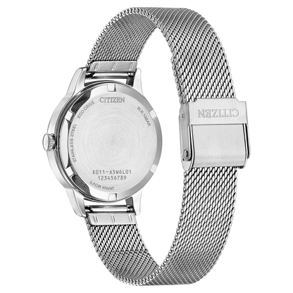 Citizen EW2621-75A Eco-Drive Mesh Stainless Steel Bracelet