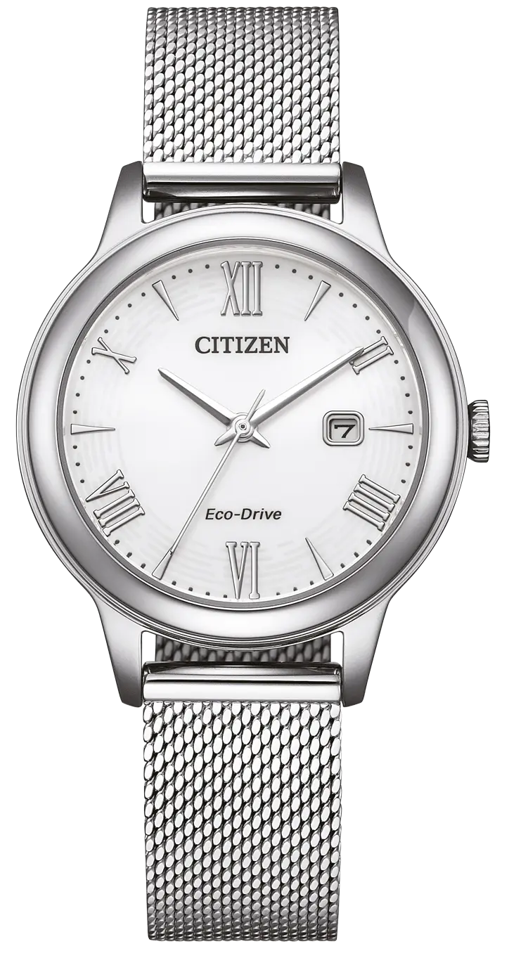 Citizen EW2621-75A Eco-Drive Mesh Stainless Steel Bracelet