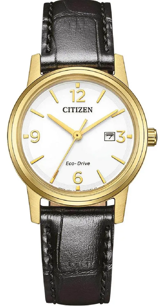 Citizen EW2722-01A Eco-Drive Black Leather Strap