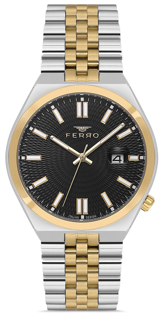 Ferro F11811A-D2 Two Tone Stainless Steel Bracelet