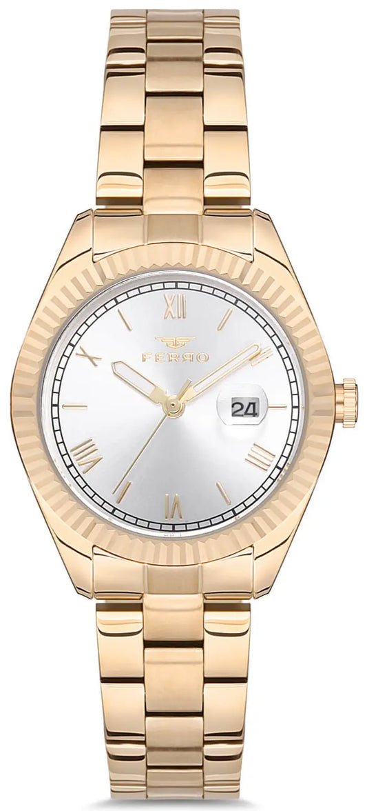 Ferro F21127AWT-B Gold Stainless Steel Bracelet