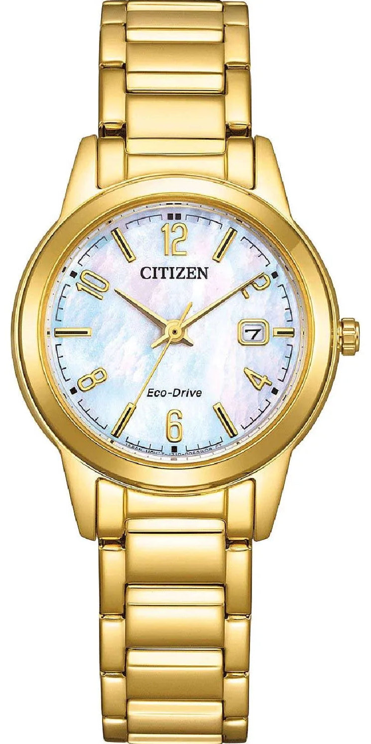 Citizen FE1242-78D Eco-Drive Gold Stainless Steel Bracelet
