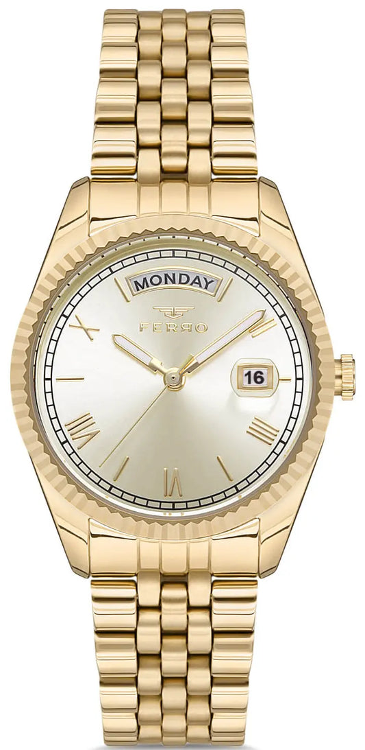 Ferro FL21131AWT-B4 Gold Stainless Steel Bracelet