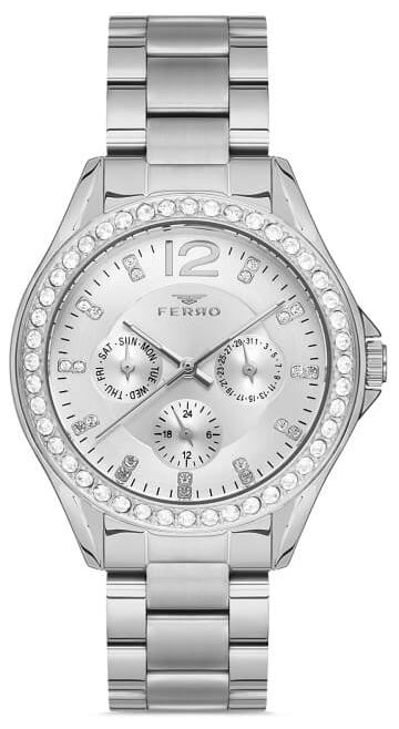 Ferro FL21140A-A Multifunction Silver Stainless Steel Bracelet