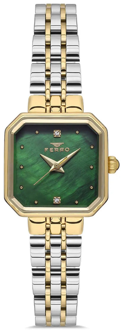 Ferro FL21384AWT-D6 Two Tone Stainless Steel Bracelet