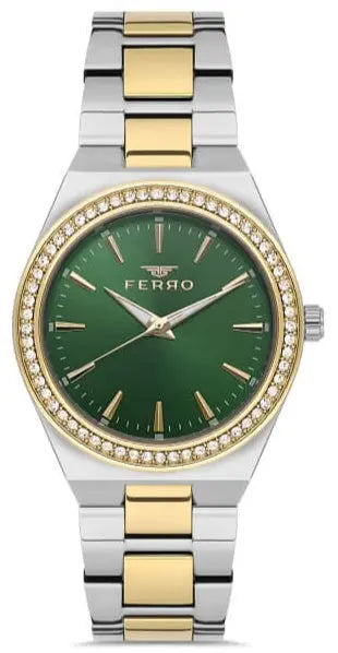 Ferro FL21446AWT-D6 Two Tone Stainless Steel Bracelet