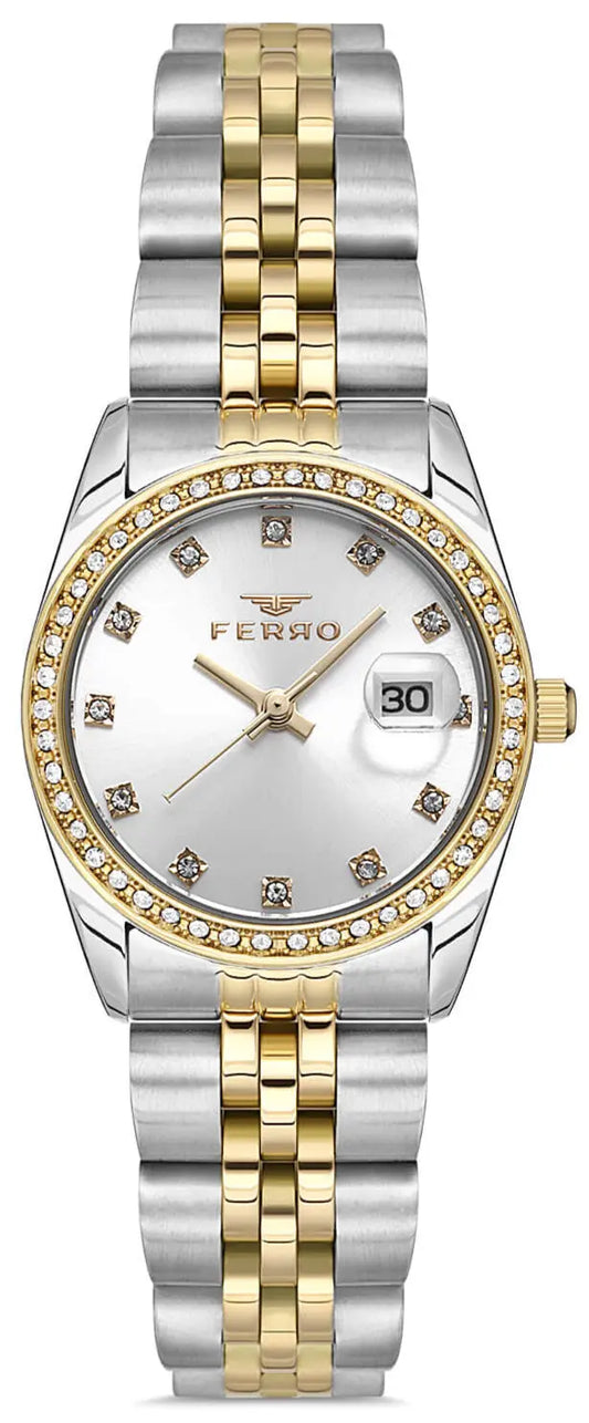 Ferro FL21450AWT-D Two Tone Stainless Steel Bracelet