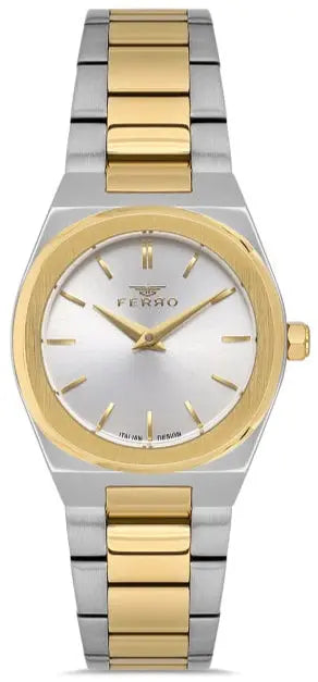 Ferro FL21487AWT-D Two Tone Stainless Steel Bracelet