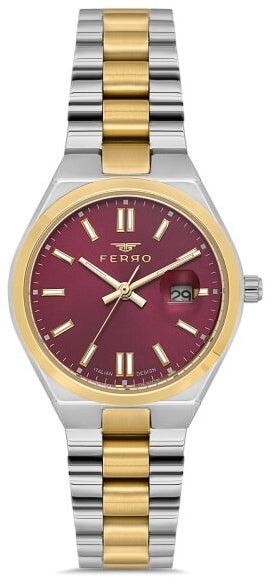 Ferro FL21492AWT-D8 Two Tone Stainless Steel Bracelet