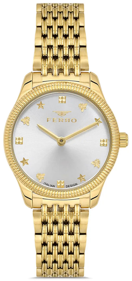 Ferro FL21512AWT-B Gold Stainless Steel Bracelet