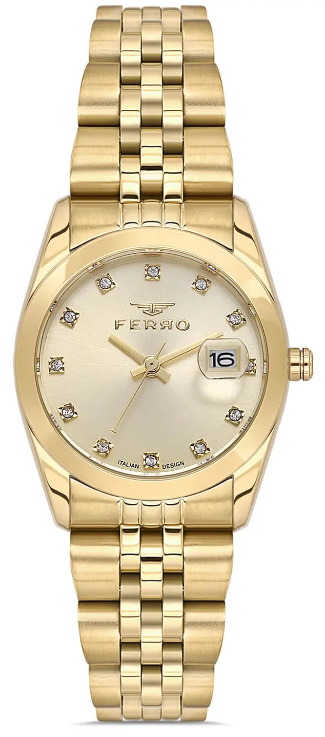 Ferro FL21519AWT-B4 Gold Stainless Steel Bracelet