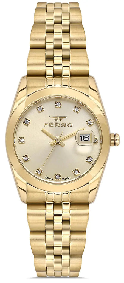 Ferro FL21519AWT-B4 Gold Stainless Steel Bracelet