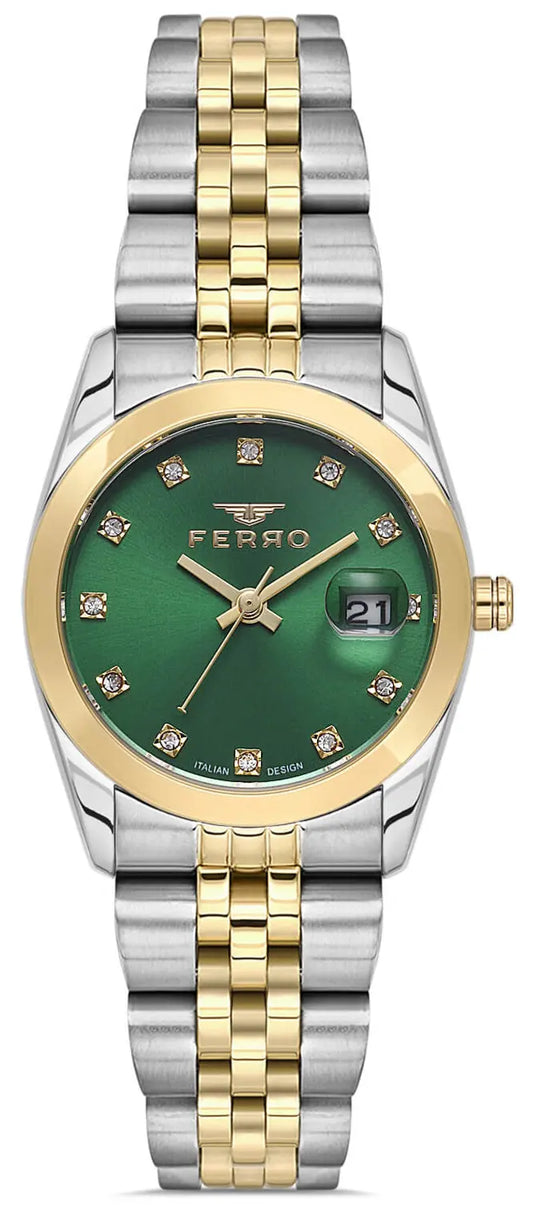 Ferro FL21519AWT-D6 Two Tone Stainless Steel Bracelet