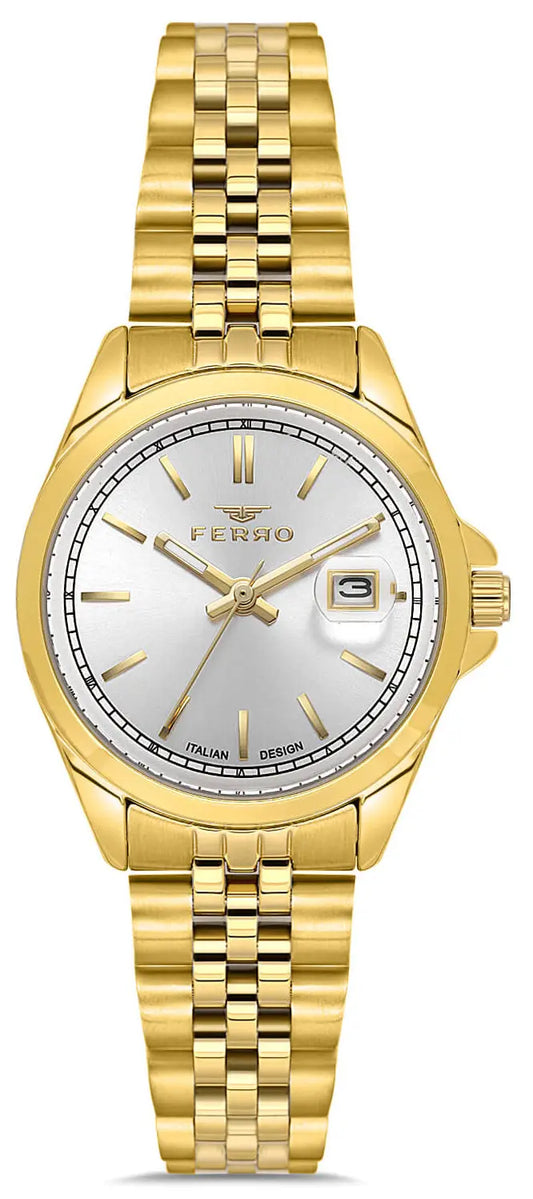 Ferro FL21542AWT-B Gold Stainless Steel Bracelet