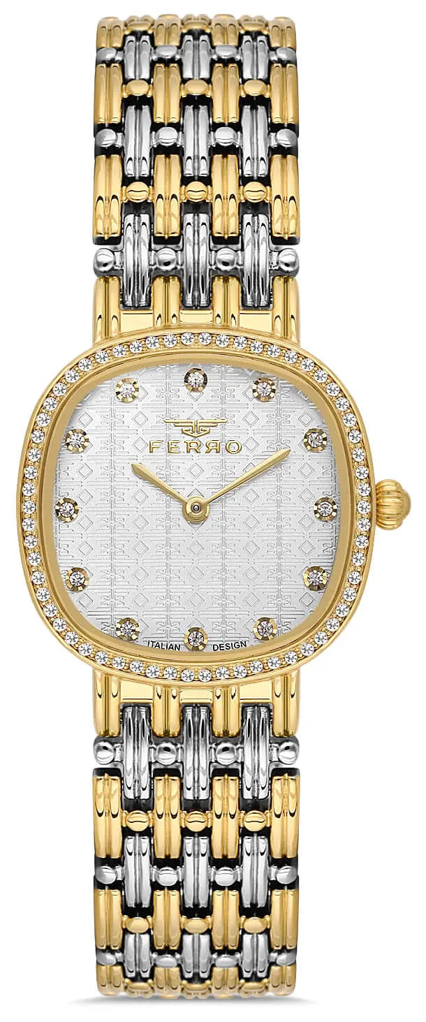 Ferro FL21563AWT-D Two Tone Stainless Steel Bracelet
