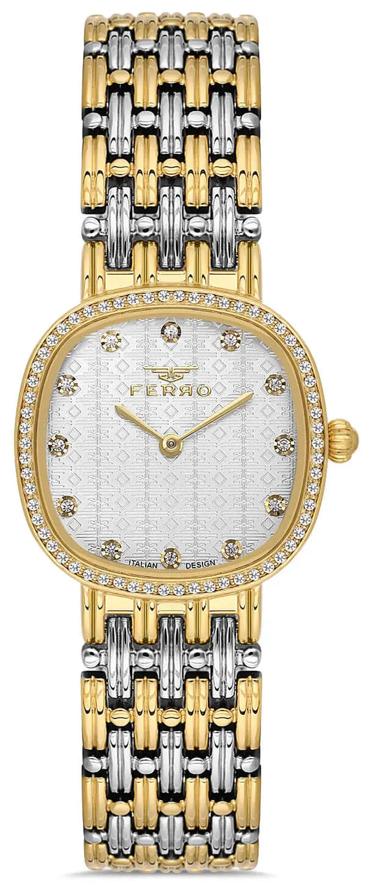 Ferro FL21563AWT-D Two Tone Stainless Steel Bracelet