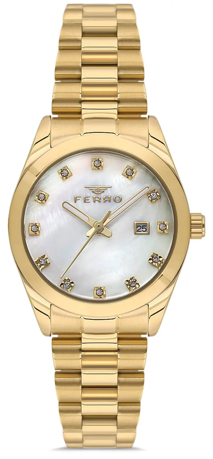 Ferro FL21570AWT-B Gold Stainless Steel Bracelet