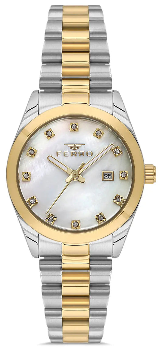 Ferro FL21570AWT-D Two Tone Stainless Steel Bracelet