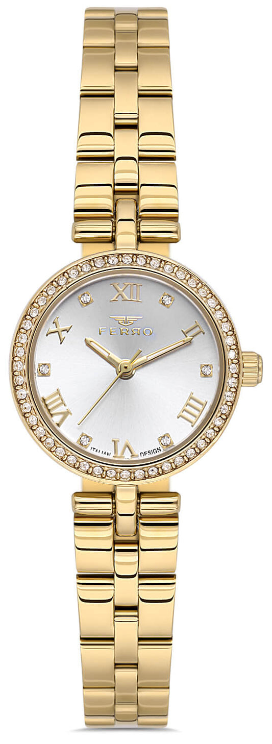 Ferro FL21612AWT-B Gold Stainless Steel Bracelet